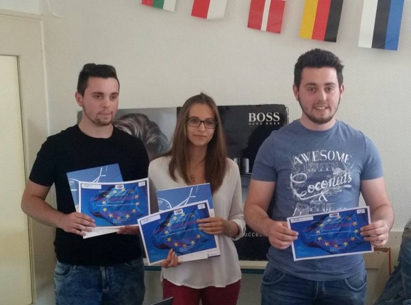 Remise des diplômes ERASMUS pour les élèves d'ARCU du lycée Saint-Joseph de Vierzon